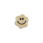 Flower Acrylic Beads 6-9mm Smiling Face Flat Pastel Mixed 100pcs 13