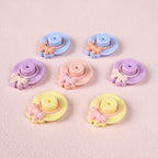 Silicone 3D Focal Beads Bow Hat With Bow Detail 20pcs 2