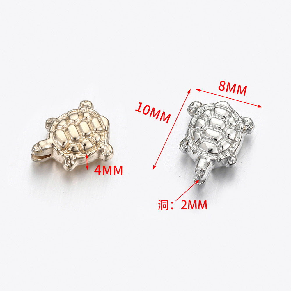 Creature Series Acrylic Beads CCB Plastic Metallic Gold Silver 100pcs 10