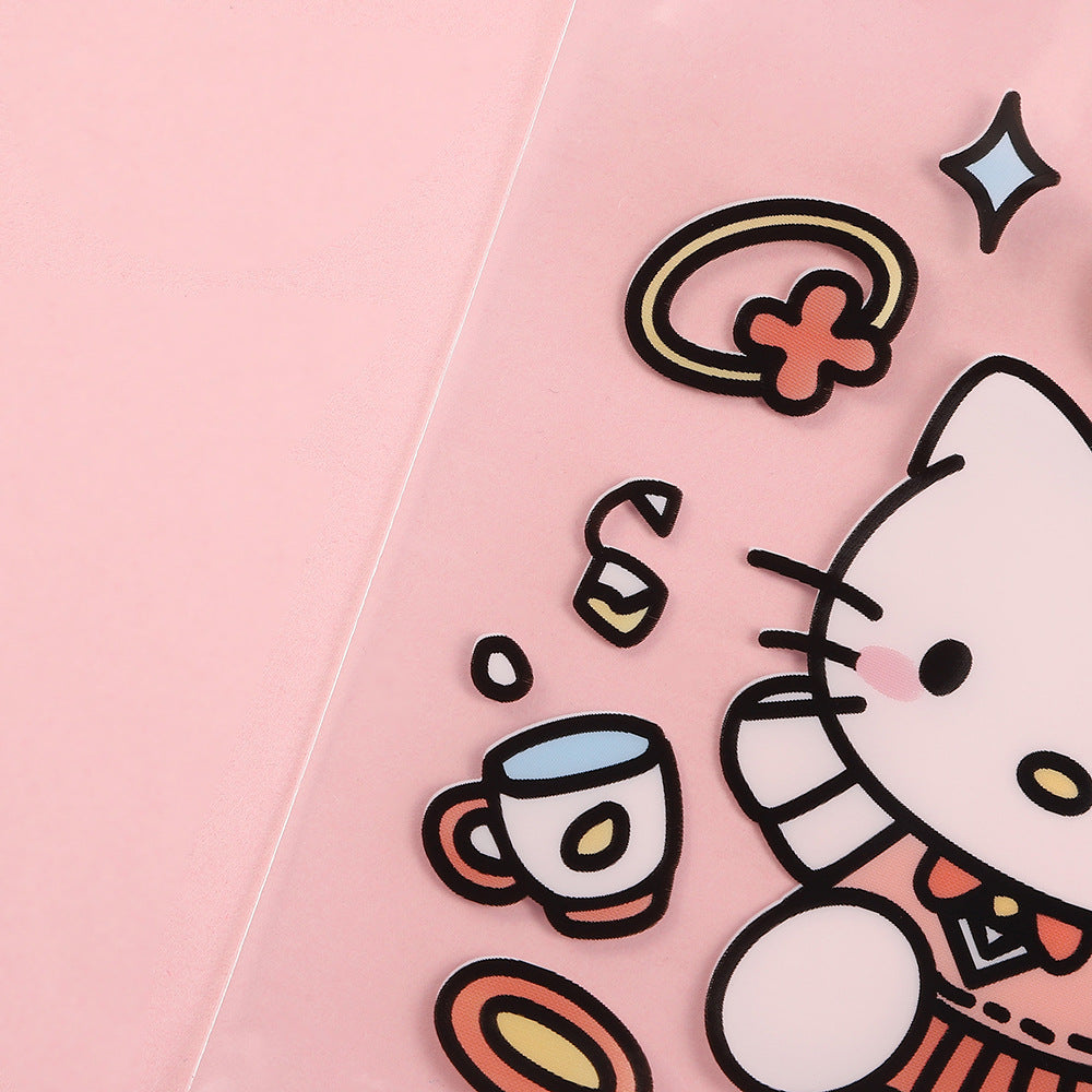 Clear Zip Lock Bags 13.5x13.5cm PE Plastic Sweet Sanrio Print 20pcs 4