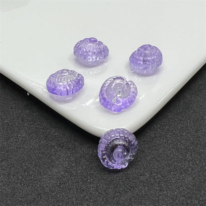 Czech Glass Beads Conch 14mm Translucent Pastel Mixed 100pcs 9