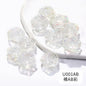 Pearl Imitation Camellia Acrylic Beads 10-18mm ABS Plastic 50pcs 16