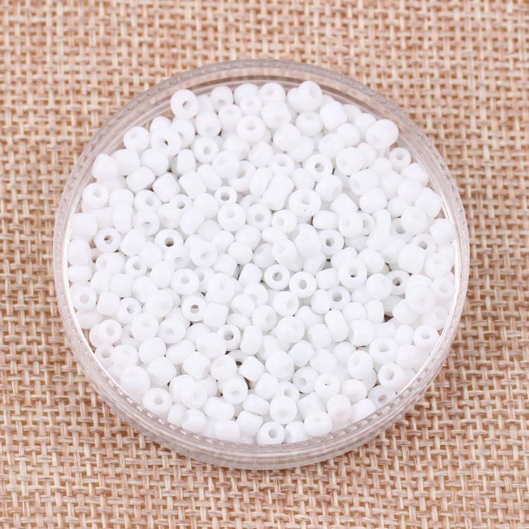 Ceramic Electroplated Seed Glass Beads 4mm Glossy Mixed Colors 460pcs 7