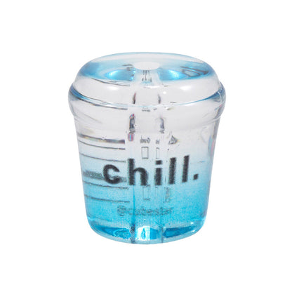3D Bubble Tea Acrylic Beads 21mm Transparent Colorful 10pcs 16