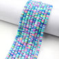 Flat Clay Beads 6mm Colorful Polymer Spacer Disc 10strands 39