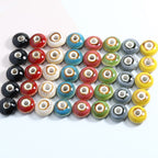 Ceramic UFO Spacer Beads 12mm Vintage Fambe Blaze 40pcs