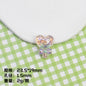 Plating Glitter Faceted Heart Lollipop Resin Beads 23.5x19mm 20pcs 9