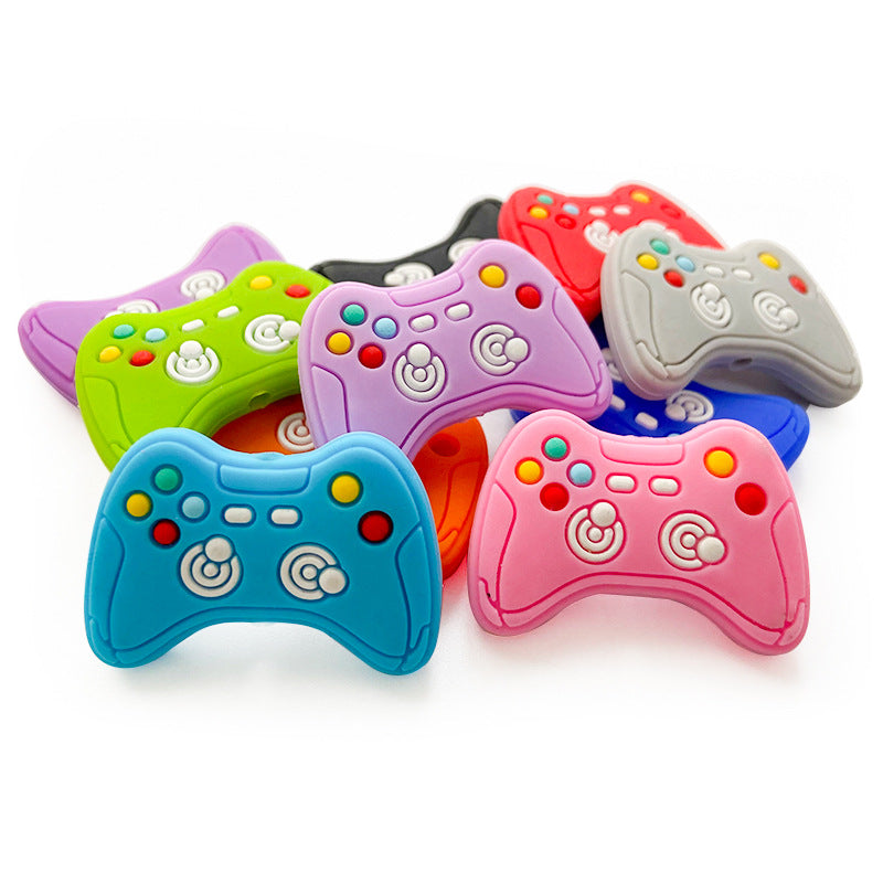 Silicone Focal Beads Game Controller Colorful Matte Finish 10pcs