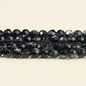 Faceted Round Glass Beads 10mm Clear Pastel Colors 50pcs 12