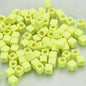 Square Acrylic Beads 7mm Large Hole Chunky Mixed Colors 100pcs 5