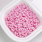 Clear Peanut Shaped Acrylic Beads 4x6.5mm Candy Series 200pcs 21