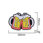 Silicone Focal Beads Beer Steins Clinking Mug Pair 10pcs 3