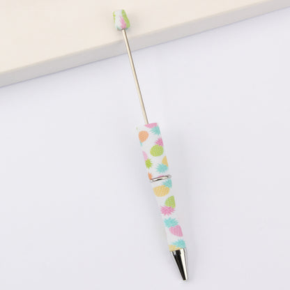 Beadable Pen Printed Pattern Plastic Light Weight