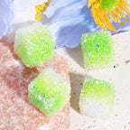 Gradient Acrylic Square Beads 16mm Granulated Sugar Texture 5pcs 6