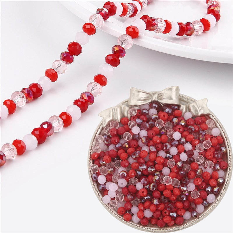 Transparent Flat Glass Beads 6mm Smooth Glossy Finish 200pcs 6