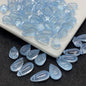 Czech Glass Beads Teardrop 8mm 14mm Glossy Purple Pink Iridescent 100pcs 18