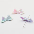 Glow Plating Butterfly Acrylic Beads 20x45mm Pearlescent Pastel 10pcs 3