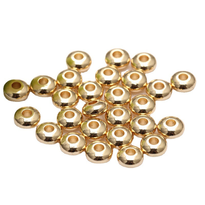 Brass Smooth Spacer Beads 3-6mm 100pcs 5