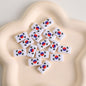 Rectangular Acrylic Beads 19mm Glossy Love Slogan Printed 20pcs 11
