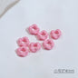 Acrylic Wavy Spacer Beads 9mm Mini Glossy Finish 100pcs 9