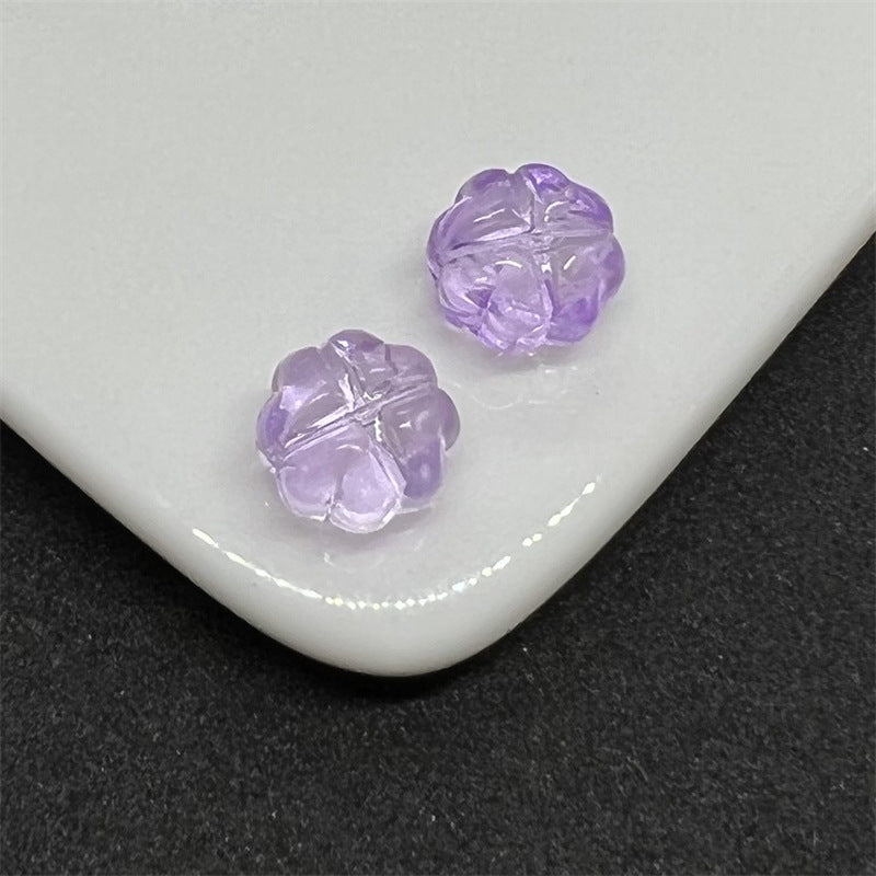 Czech Glass Beads Flower 12mm Transparent Pastel Mixed Colors 100pcs 12