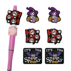 Silicone Focal Beads Halloween Spooky Characters Vivid Colors 5