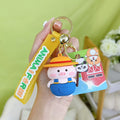 Resin Animal Farm Dog Keychain Silicone Cute Chubby Design 5