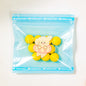 Top Seal Zip Lock Bags 13.5cm Pastel Animal Pattern 10pcs 10