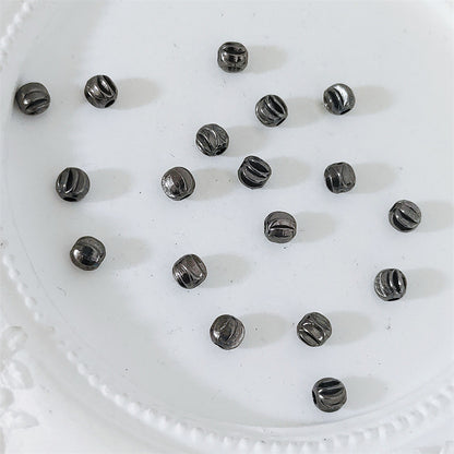 Alloy Watermelon Spacer Beads 2.5 3.5mm Tibetan Style 100pcs 5