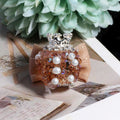 Embellished Bubblegum Beads 23mm Sugar Bow Design 5pcs 6