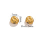 Stainless Steel Baroque Metal Beads Textured Vintage Style 20pcs 19