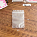 Matte Transparent PE Plastic Ziplock Bags Top Seal 8x12-14x20cm 10pcs 3