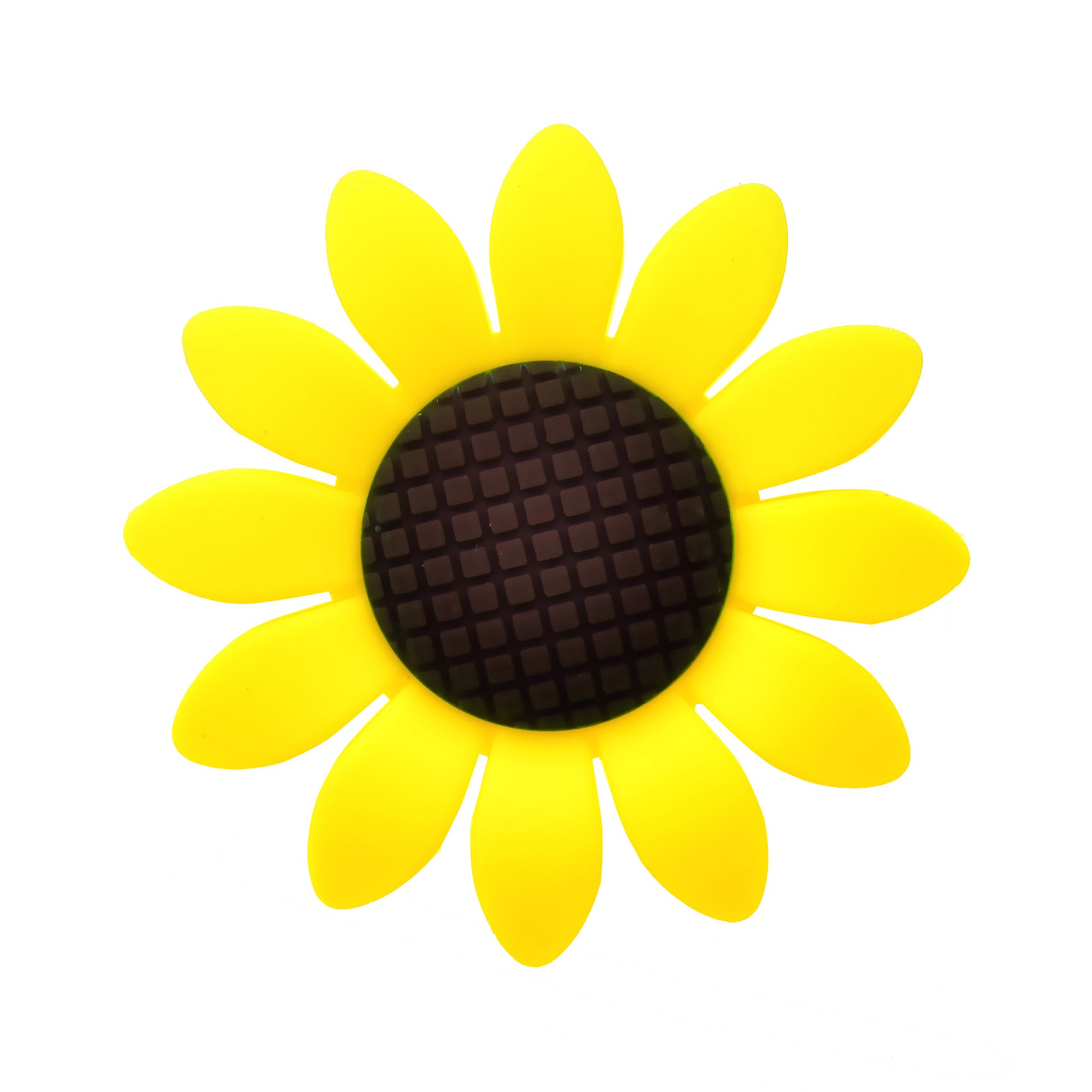 Silicone Focal Beads Sunflower Soft Petal Detailed Center 10pcs 5