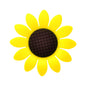 Silicone Focal Beads Sunflower Soft Petal Detailed Center 10pcs 5