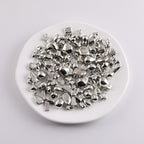 Silver Tone Irregular Shape CCB Plastic Beads 200pcs 5