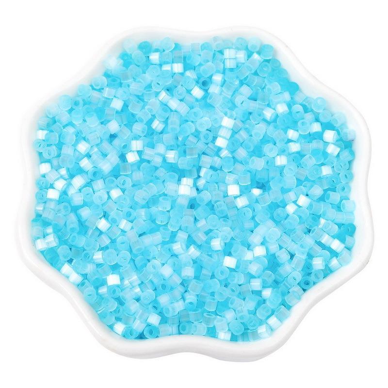 Antique Cat Eye Rice Seed Glass Beads 2.5mm Translucent Glow 740pcs 22