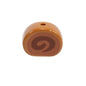 Painted Swiss Roll Acrylic Beads 15x20mm Colorful Glossy Swirl 10pcs 11