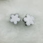 Five Petal Flower Acrylic Beads 13mm Enamel CCB Plastic 50pcs 12