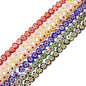 Millefiori Flower Glass Beads 8mm Colored Heart Shape 20pcs 17