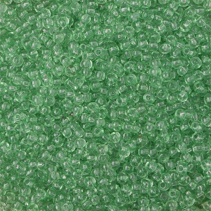 Transparent Seed Glass Beads 2mm Glossy Rainbow Colors 660pcs 17