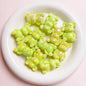 Glow In The Dark Plating Bear Acrylic Beads 24-34mm Two-Color 5pcs 17