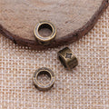 Alloy Star Spacer Beads 9mm Large Hole 100pcs 6