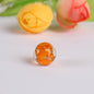 Lampwork Glass Beads Round 8 10 12mm Luminous Porcelain Gold Foil 5pcs 7