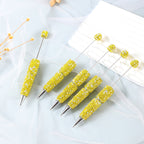 Beadable Pen Full Rhinestone Colorful Ballpoint Ink 3