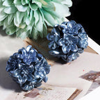 Floral Bubblegum Beads 22mm Metal Texture Flower Cluster 5pcs 6