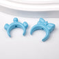 Glossy Painted Crescent Acrylic Beads 22-24mm Cartoon Hairband 50pcs 6