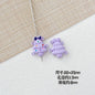 Baking Painted Christmas Tree and Bells Metal Beads 20pcs Festive Colors 32