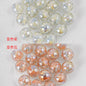 Shimmer Butterfly Inside Round Resin Beads 16mm Mixed Colors 20pcs 8