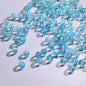 Frosted Round Glass Beads 10mm Soft Matte Finish Gold Flecks 50pcs 13