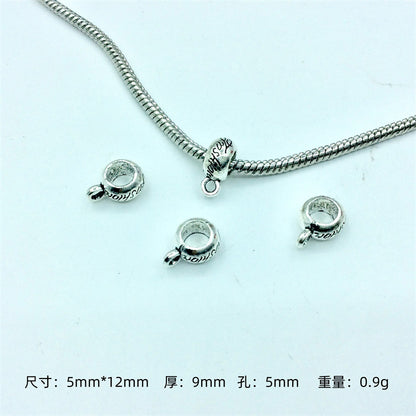 Alloy Bead-hanger Spacer Beads Large Hole 200pcs 5